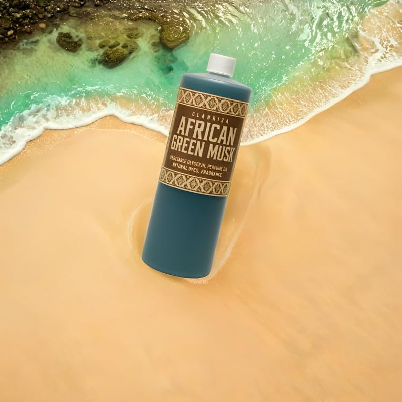 African Green Musk Perfume Body Oil Scented Fragrance Premium Quality Fragrance Oil Uncut - Add Aroma to Your Diy Projects - Skin Safe Perfume Oil