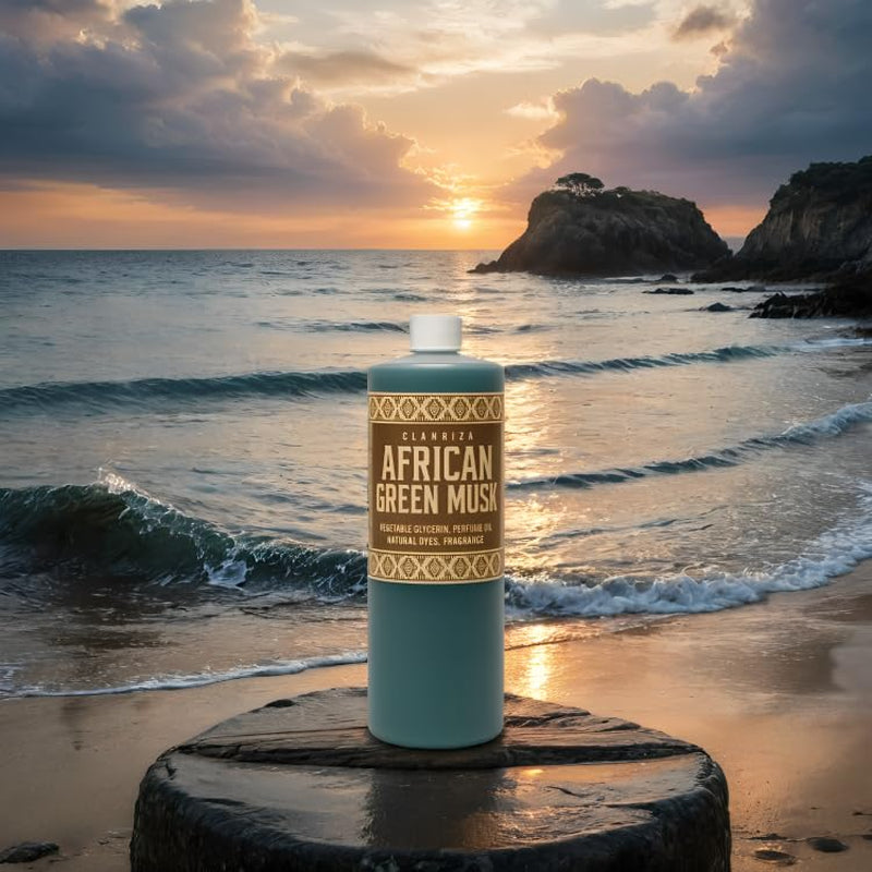 African Green Musk Perfume Body Oil Scented Fragrance Premium Quality Fragrance Oil Uncut - Add Aroma to Your Diy Projects - Skin Safe Perfume Oil